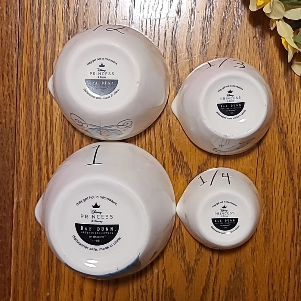 Rae Dunn Disney Princess Measuring Cups